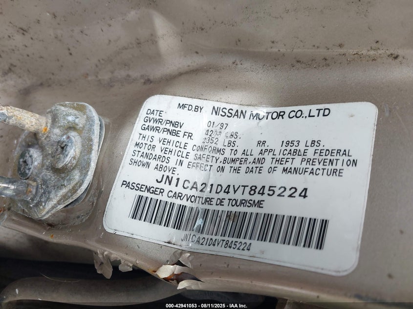 JN1CA21D4VT845224 1997 NISSAN MAXIMA photo no. 9