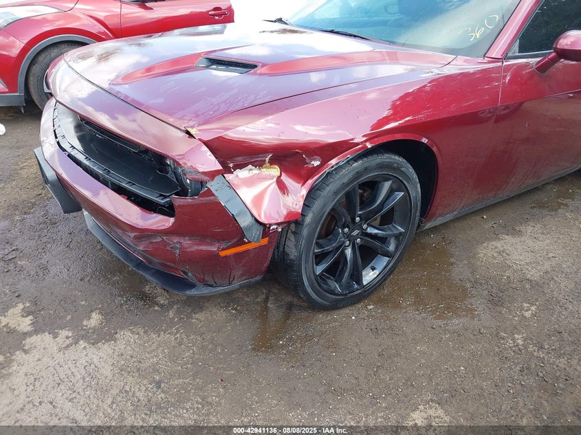 2017 Dodge Challenger 3.6 Sxt Plus Brown Lot 111042941136 Vin 2C3CDZAG5HH659561