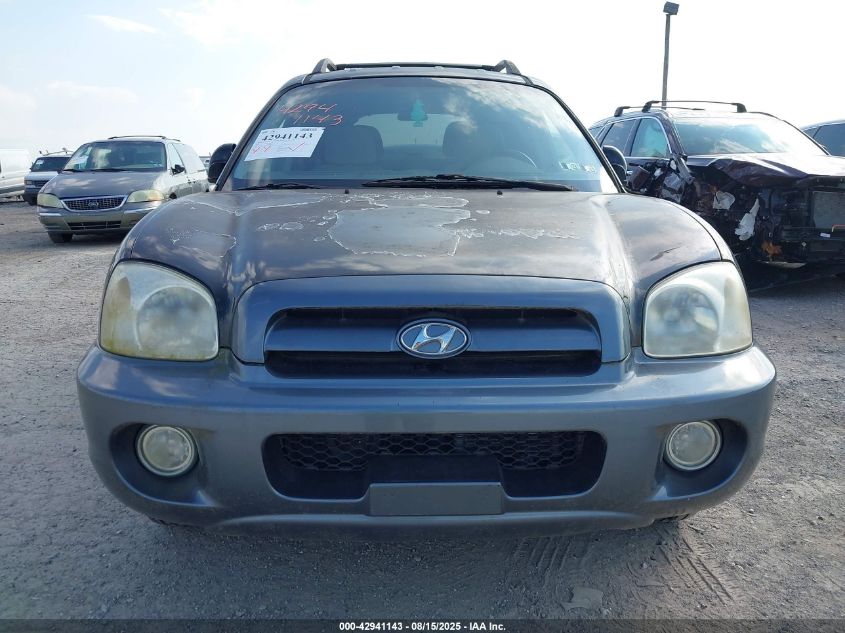 2005 Hyundai Santa Fe Gls/Lx VIN: KM8SC13E95U918953 Lot: 42941143