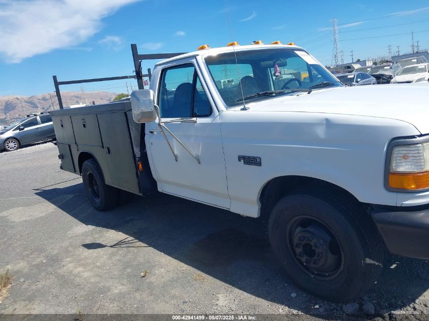1996 Ford F350 VIN: 2FDKF37G2TCA73018 Lot: 42941499