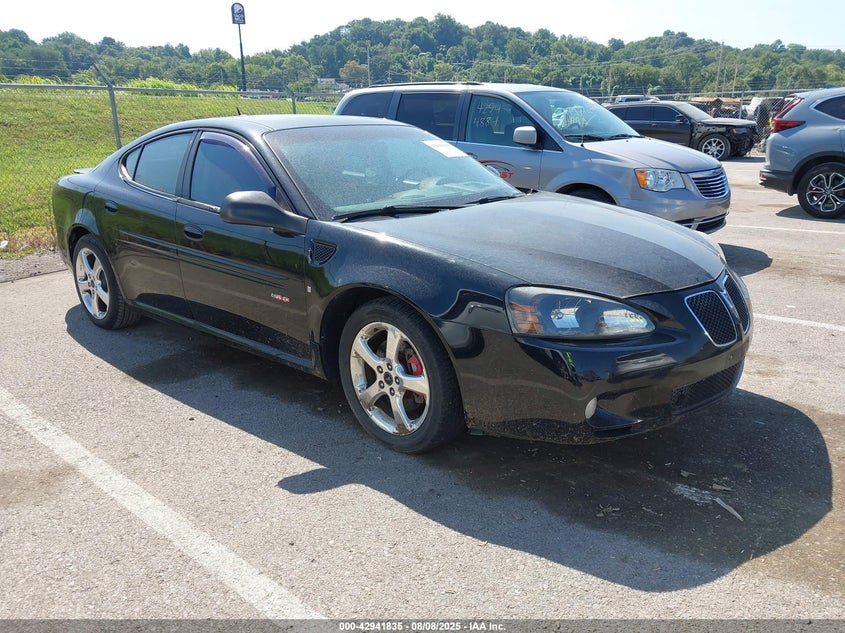 2006 Pontiac Grand Prix Gxp black sedan gasoline 2G2WC58CZ61174052 photo #1