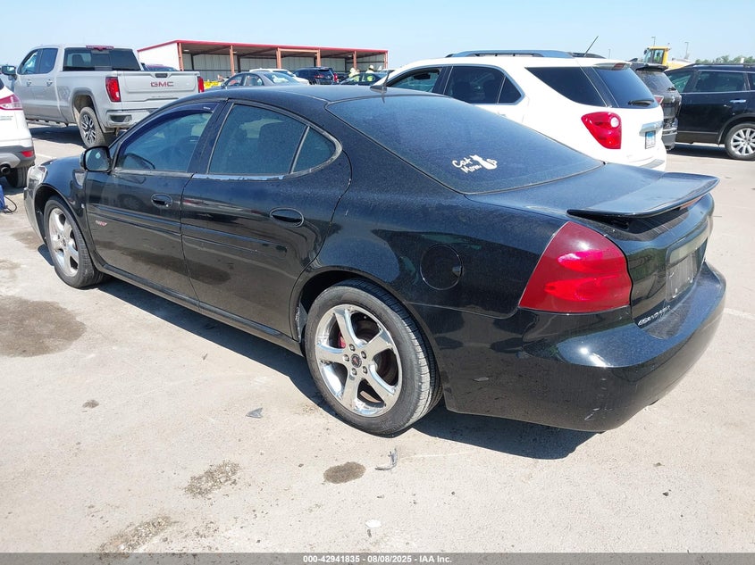 2006 Pontiac Grand Prix Gxp black sedan gasoline 2G2WC58CZ61174052 photo #4