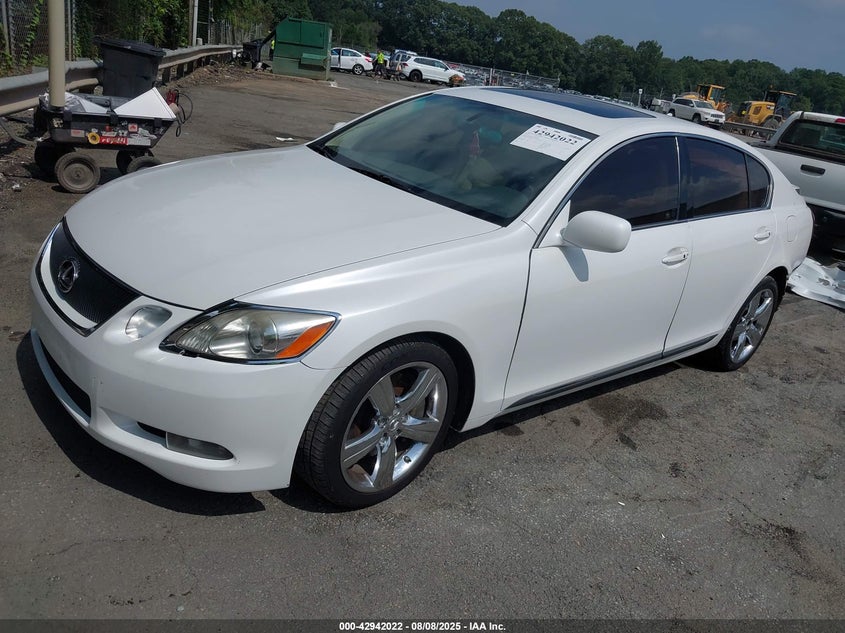 2007 Lexus Gs 350 white sedan gasoline JTHBE96S770016986 photo #3