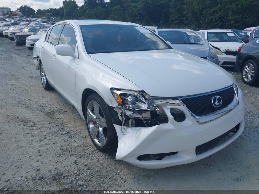 2007 Lexus Gs 350 white sedan gasoline JTHBE96S770016986 photo #1