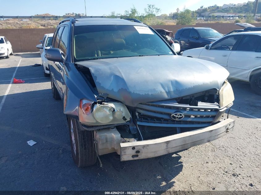 2003 Toyota Highlander Limited V6 VIN: JTEGF21A130120003 Lot: 42942131