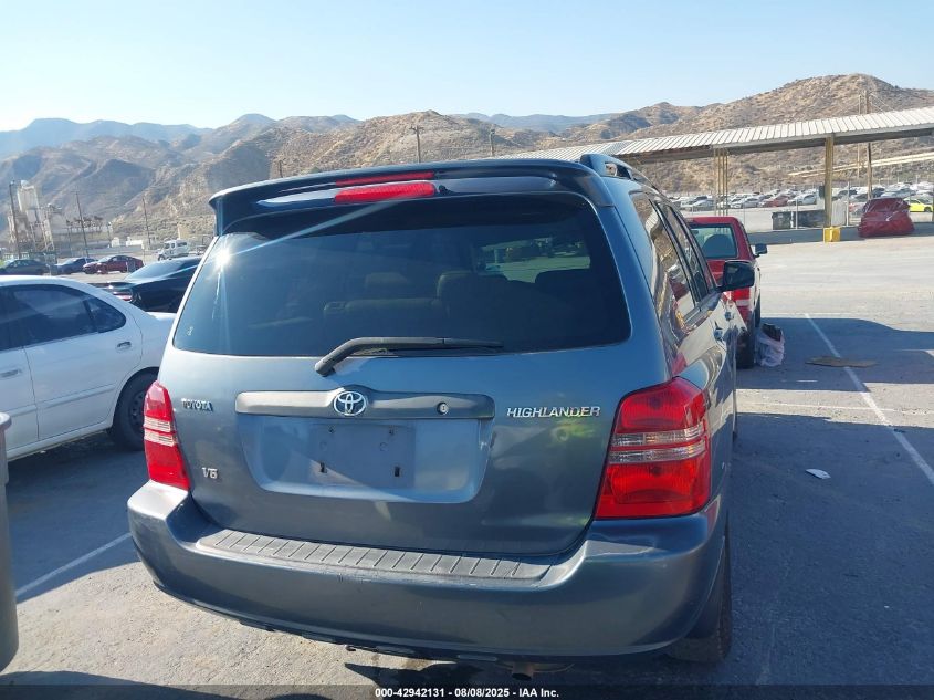 2003 Toyota Highlander Limited V6 VIN: JTEGF21A130120003 Lot: 42942131