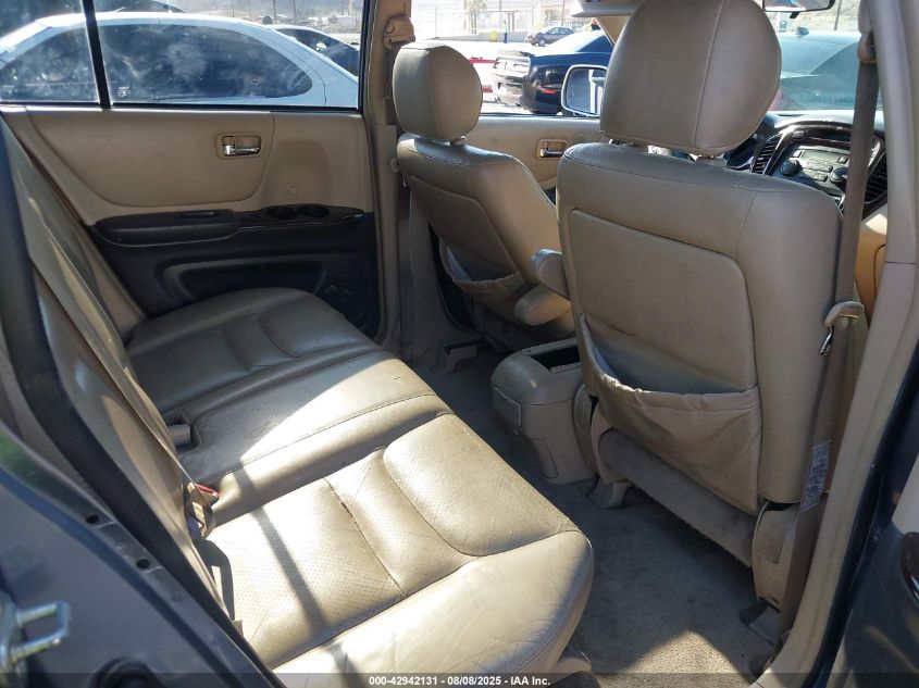 2003 Toyota Highlander Limited V6 VIN: JTEGF21A130120003 Lot: 42942131