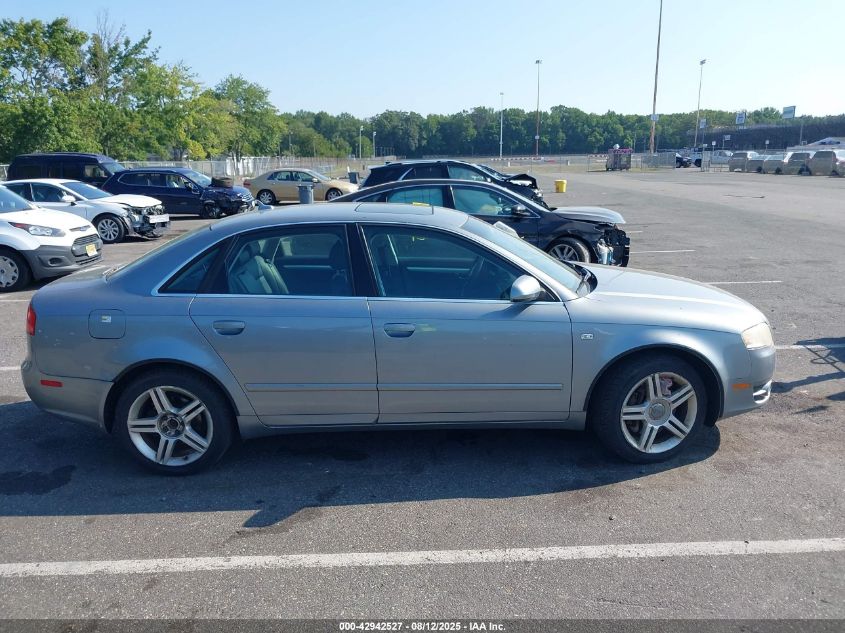 2007 Audi A4 2.0T VIN: WAUDF78E47A061815 Lot: 42942527