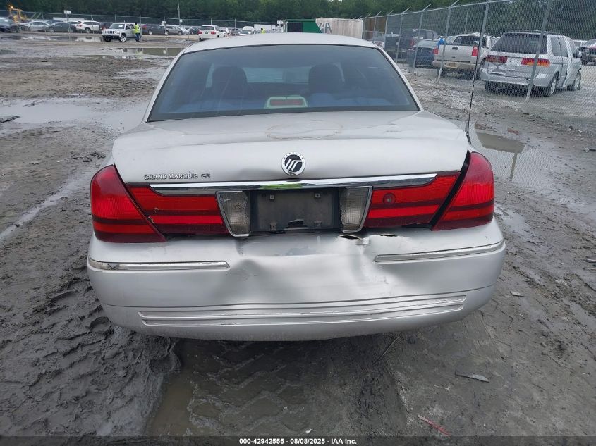 2005 Mercury Grand Marquis Gs VIN: 2MEFM74W15X60315 Lot: 42942555