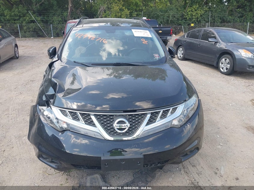 2014 Nissan Murano Le VIN: JN8AZ1MUXEW420659 Lot: 42942716