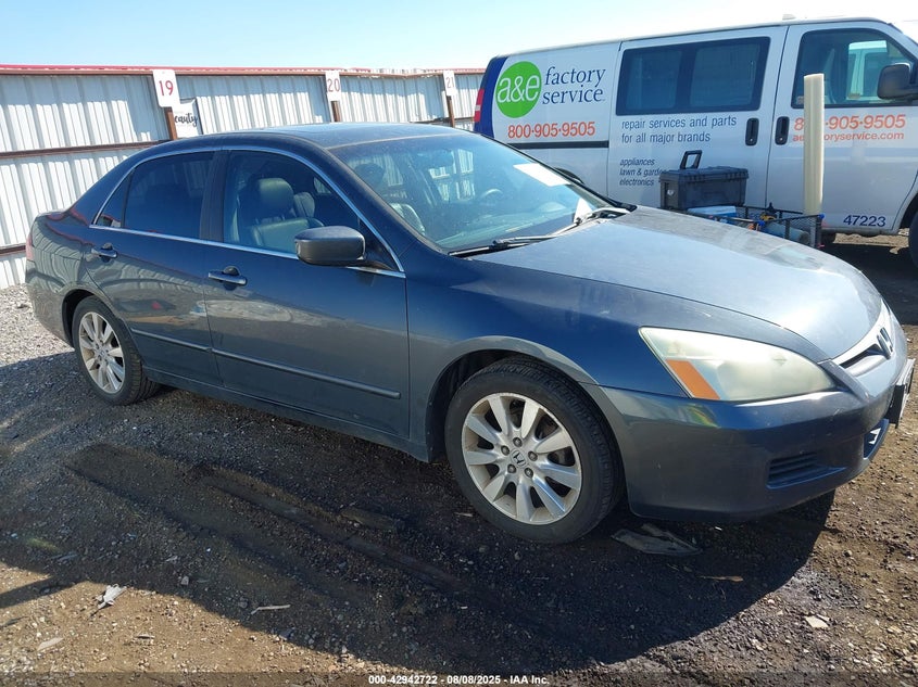 1HGCM66557A080182 2007 Honda Accord 3.0 Ex auction photo 1