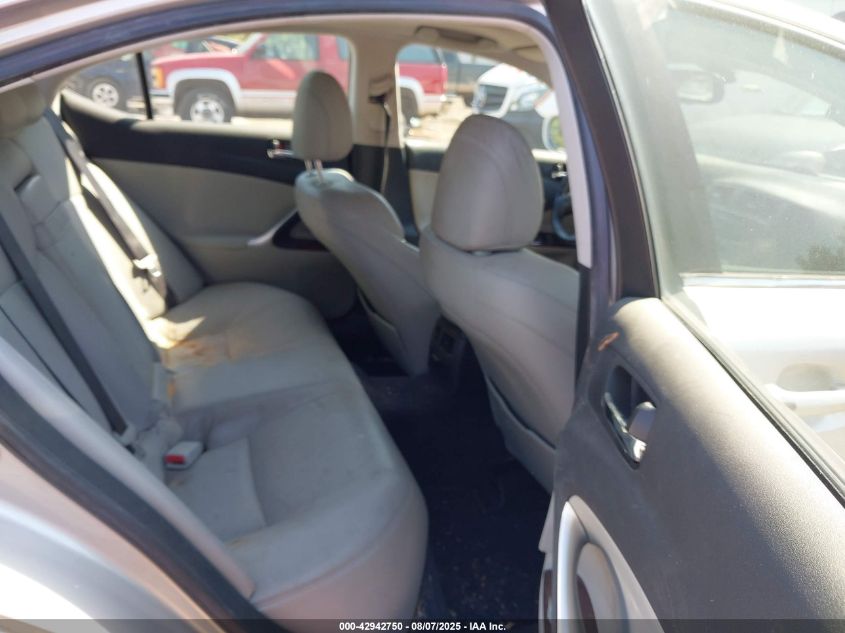 2007 Lexus Is 250 VIN: JTHBK262972036144 Lot: 42942750