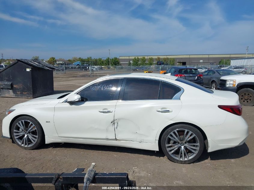 2018 Infiniti Q50 3.0T Sport VIN: JN1EV7AP4JM355553 Lot: 42943091