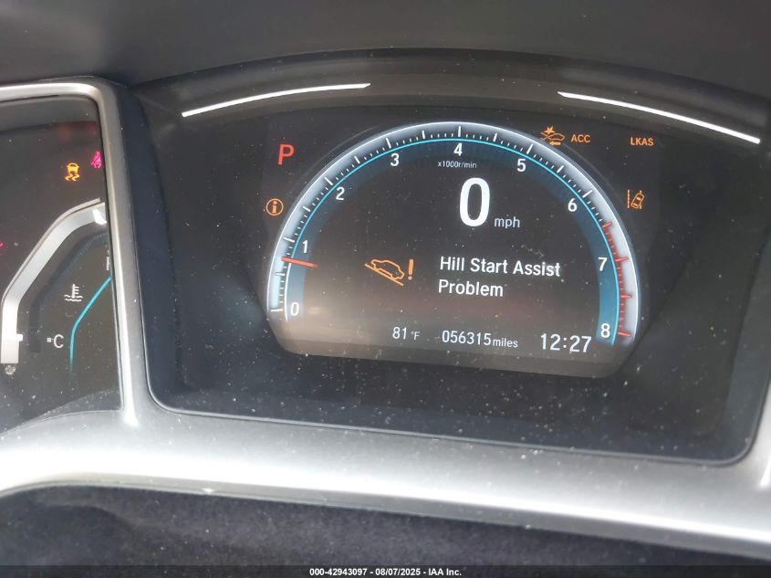 2020 Honda Civic Touring VIN: 19XFC1F92LE206770 Lot: 42943097