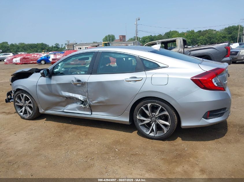 2020 Honda Civic Touring VIN: 19XFC1F92LE206770 Lot: 42943097