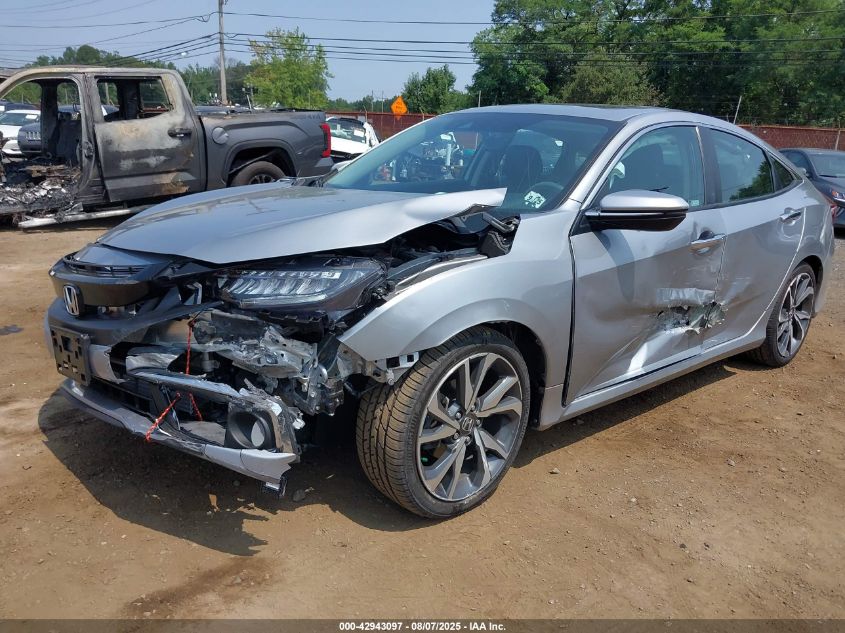 2020 Honda Civic Touring VIN: 19XFC1F92LE206770 Lot: 42943097