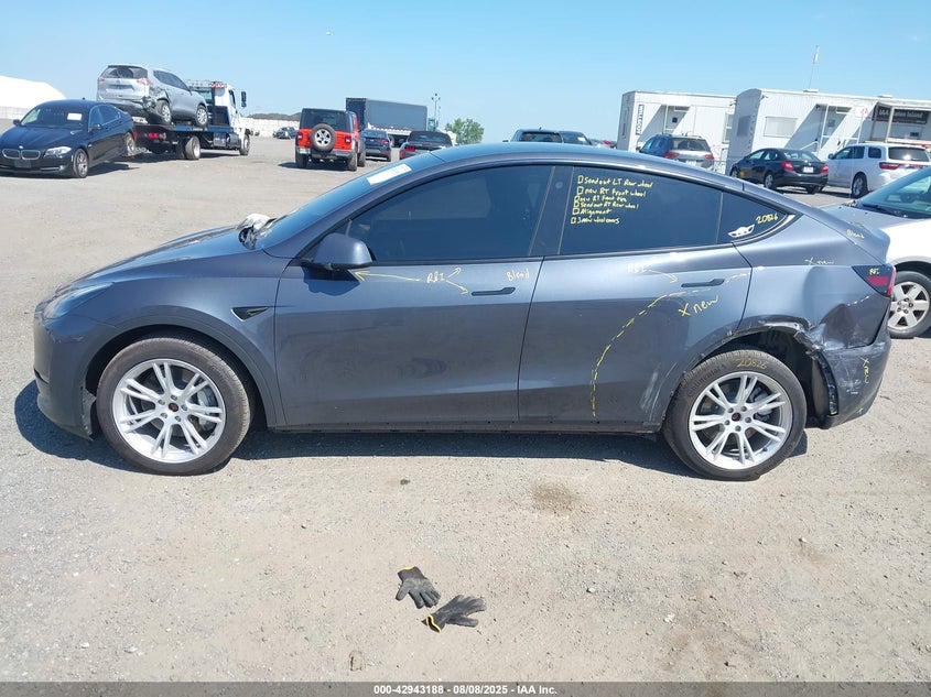 2023 Tesla Model Y Awd/Long Range Dual Motor All-Wheel Drive VIN: 7SAYGDEE8PA081576 Lot: 42943188