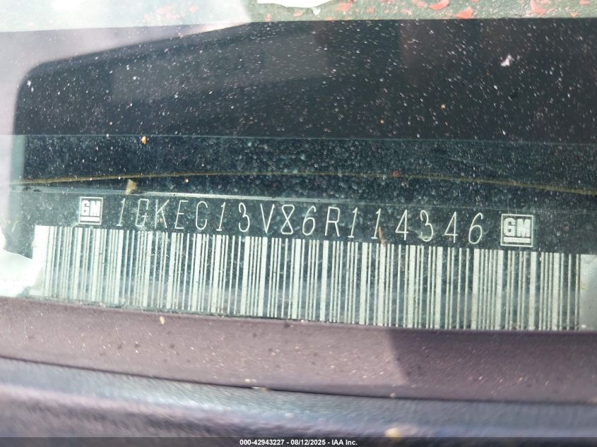 2006 GMC Yukon Sle VIN: 1GKEC13V86R114346 Lot: 42943227