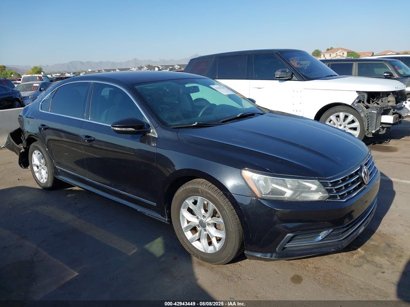 2017 Volkswagen Passat 1.8 1.8t S Black Lot 111042943449 Vin 1VWAT7A33HC085484