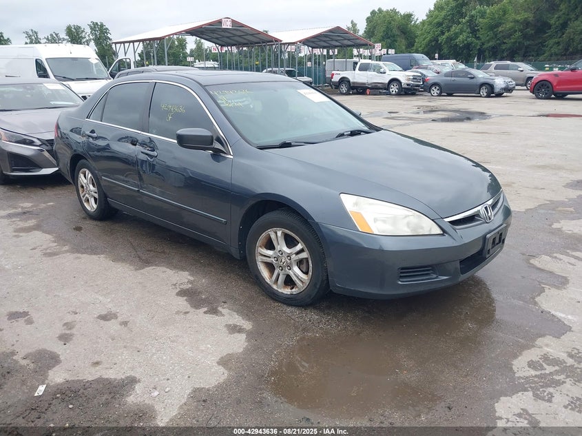 2006 Honda Accord 2.4 Ex grey sedan gasoline 1HGCM56736A164186 photo #1