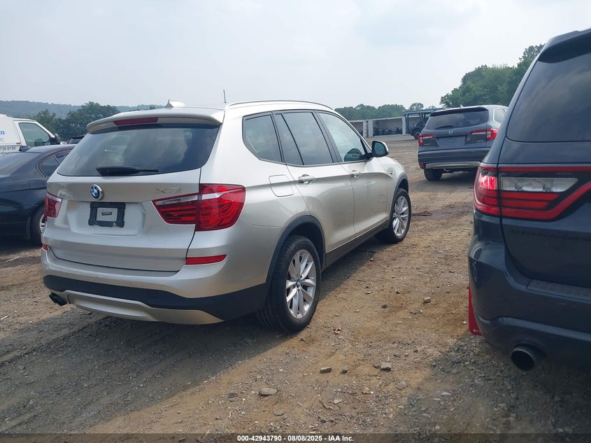 2016 BMW X3 XDRIVE28I - 5UXWX9C55G0D78876