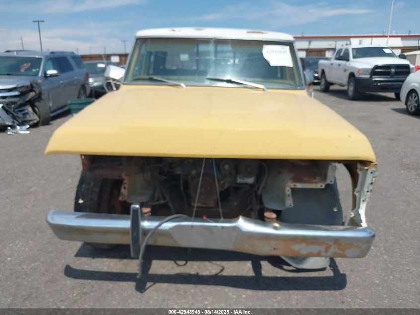 1975 Ford F250 VIN: F25MKU42572 Lot: 43384520