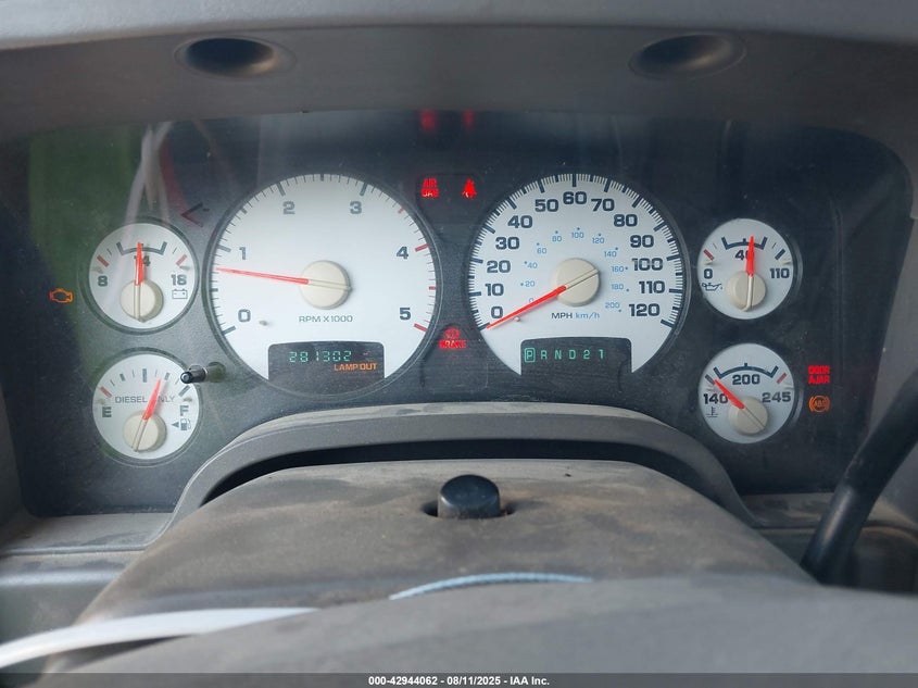 2005 Dodge Ram 3500 Slt/Laramie VIN: 3D7LS38C35G768944 Lot: 42944062