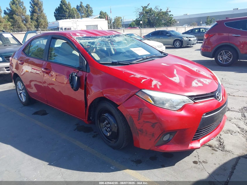 2T1BURHE9FC386000 2015 Toyota Corolla Le Plus auction photo 1
