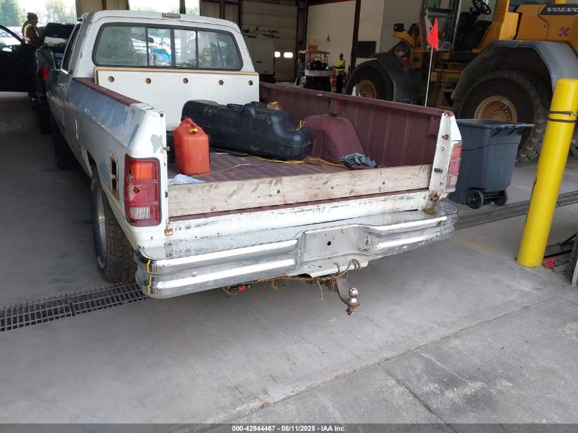 1991 Dodge D-Series D200/D250 VIN: 1B7KE2682MS200195 Lot: 42944467