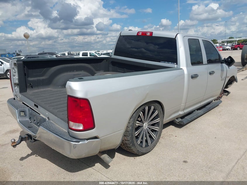 Vin: 1c6rr6ft4js131690, lot: 43438248, ram 1500 tradesman  4x2 6'4 box 20184