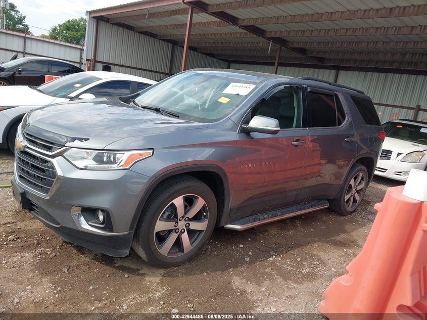 2021 CHEVROLET TRAVERSE AWD LT LEATHER - 1GNEVHKW9MJ217173