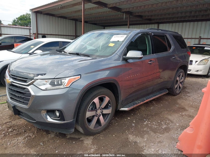 2021 CHEVROLET TRAVERSE AWD LT LEATHER - 1GNEVHKW9MJ217173