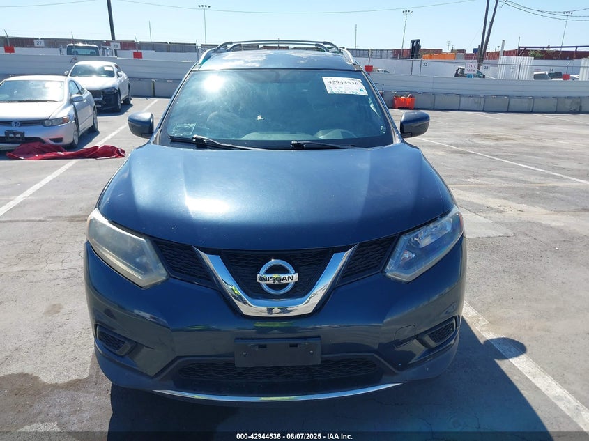 2016 NISSAN ROGUE S/SL/SV - KNMAT2MT4GP594590