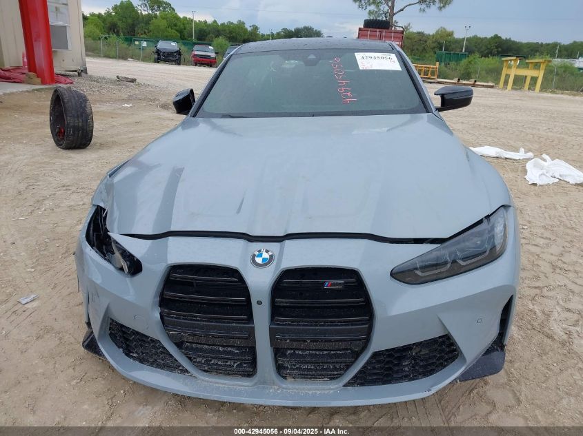 2024 BMW M3 Competition xDrive VIN: WBS43AY03RFT33136 Lot: 42945056