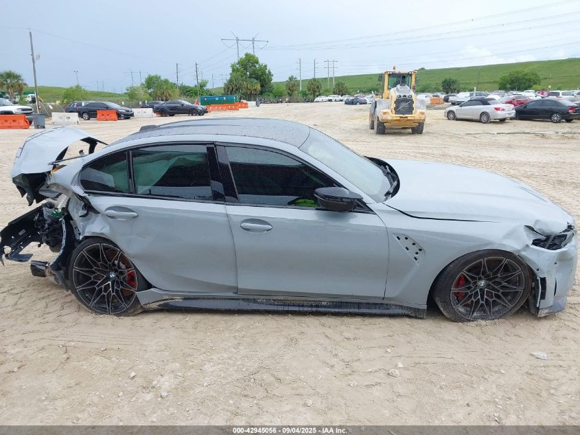 2024 BMW M3 Competition xDrive VIN: WBS43AY03RFT33136 Lot: 42945056