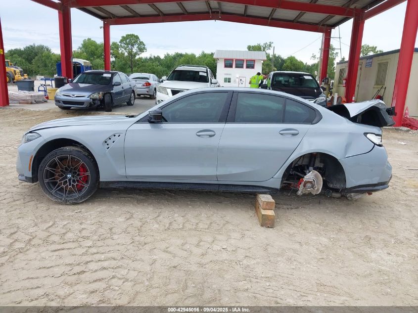 2024 BMW M3 Competition xDrive VIN: WBS43AY03RFT33136 Lot: 42945056