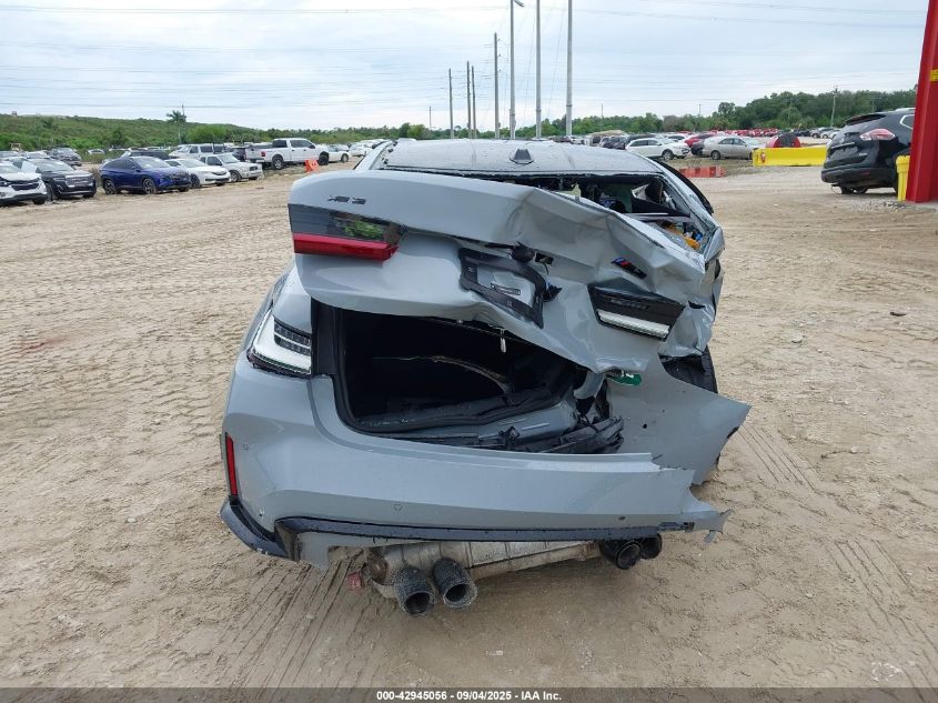 2024 BMW M3 Competition xDrive VIN: WBS43AY03RFT33136 Lot: 42945056