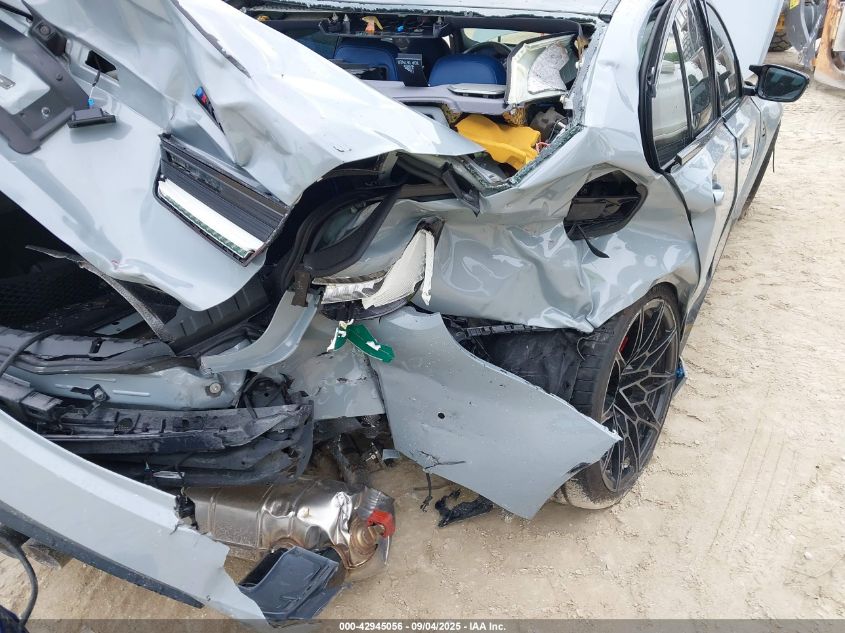 2024 BMW M3 Competition xDrive VIN: WBS43AY03RFT33136 Lot: 42945056