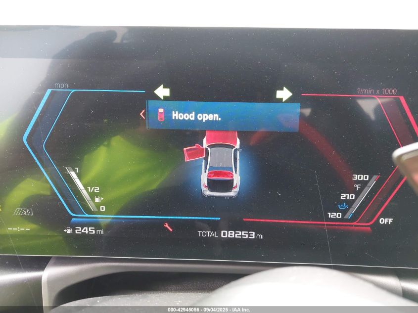 2024 BMW M3 Competition xDrive VIN: WBS43AY03RFT33136 Lot: 42945056