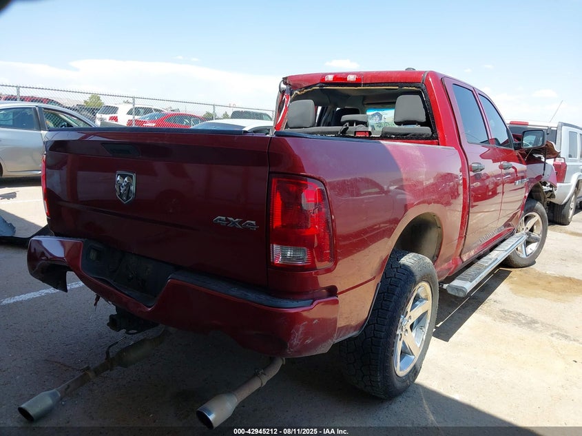 Vin: 1c6rd7kt4cs282395, lot: 43438987, ram 1500 st 20124