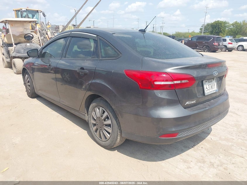 Vin: 1fadp3e27hl341615, lot: 43439018, ford focus s 20173