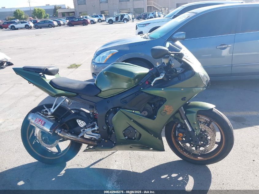 2005 Yamaha Yzfr6 L VIN: JYARJ06E05A025100 Lot: 42945275