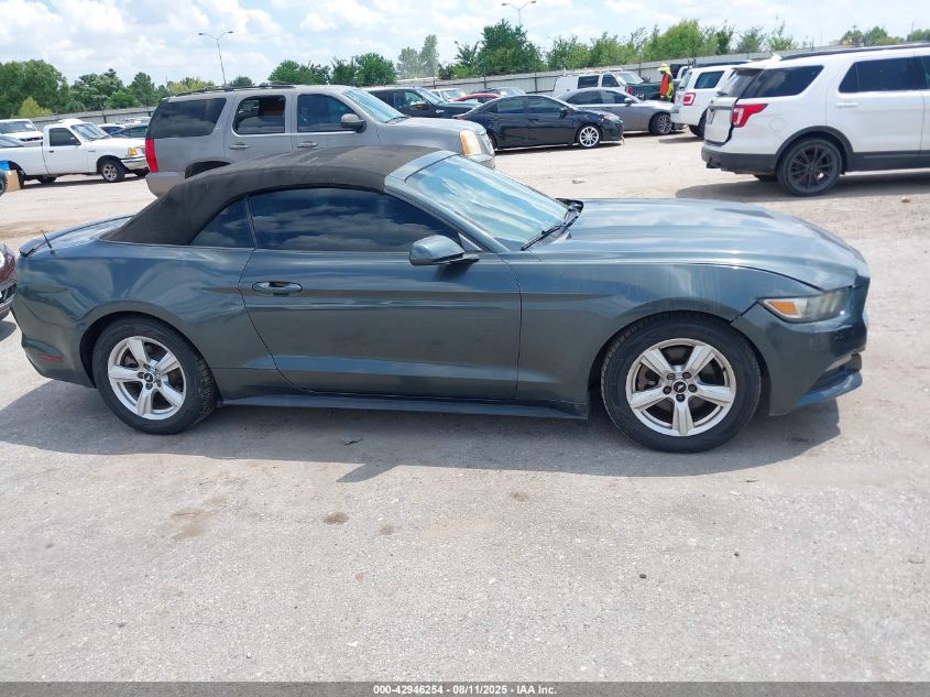 2015 Ford Mustang V6 VIN: 1FATP8EM1F5371530 Lot: 42946254
