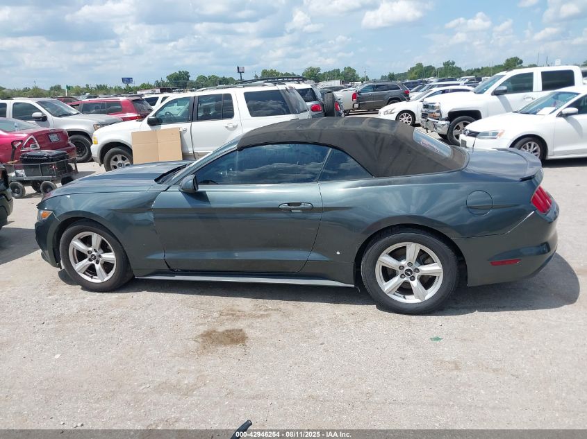 2015 Ford Mustang V6 VIN: 1FATP8EM1F5371530 Lot: 42946254