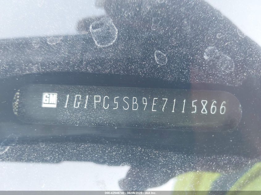 2014 Chevrolet Cruze 1Lt Auto VIN: 1G1PC5SB9E7115866 Lot: 42946740