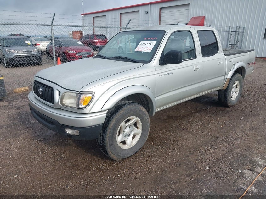 2003 Toyota Tacoma Prerunner V6 silver truck gasoline 5TEGN92N93Z295990 photo #3