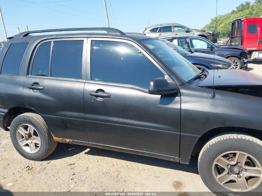 2003 Chevrolet Tracker Hard Top Base VIN: 2CNBJ134136942947 Lot: 42947463