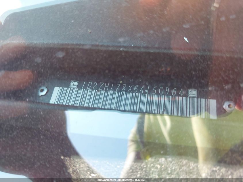 2006 Pontiac G6 Gt VIN: 1G2ZH178X64150964 Lot: 42947599