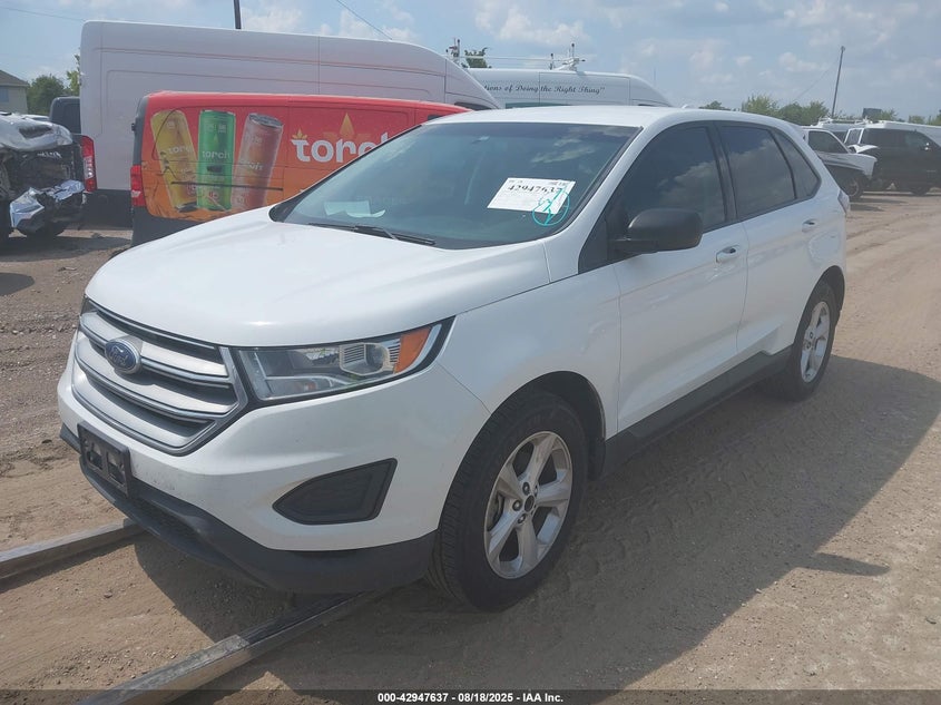 Vin: 2fmpk3g91jbb51455, lot: 43441524, ford edge se 20182