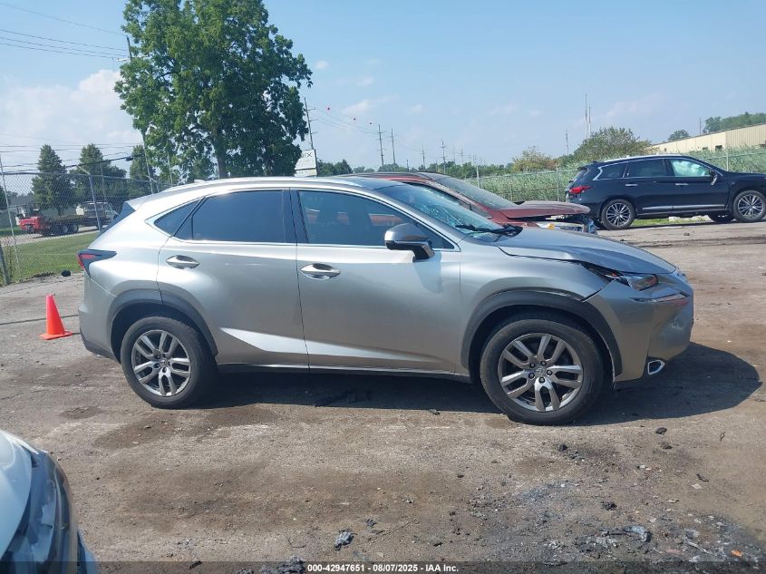 2015 Lexus Nx 200T VIN: JTJBARBZ7F2010976 Lot: 42947651